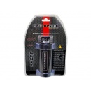 Excursion HX CAP - mini kondensator 0,5 Farada HDFT poprawiający wydajność instalacji zasilającej car audio o mocy do 500W, niebieski wyświetlacz, tolerancja 10%, uchwyt