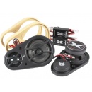 Excursion SX-SAT 2-dr. zestaw głośników do zabudowy: 2 średniotonowe 70mm, 2 tweetery 25mm, 2 zwrotnice - 4ohm, 50/100W, 90dB, 400-20000Hz, głębokość 30mm